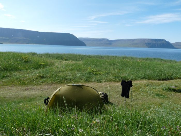 Camping Latrar dans Aðalvík